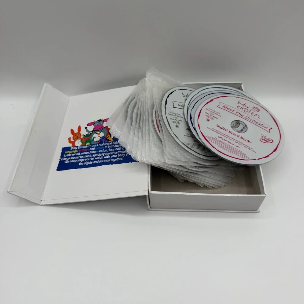 Disney’s Baby Einstein Lot of 25 DVDs + My First Signs Learning Educational READ